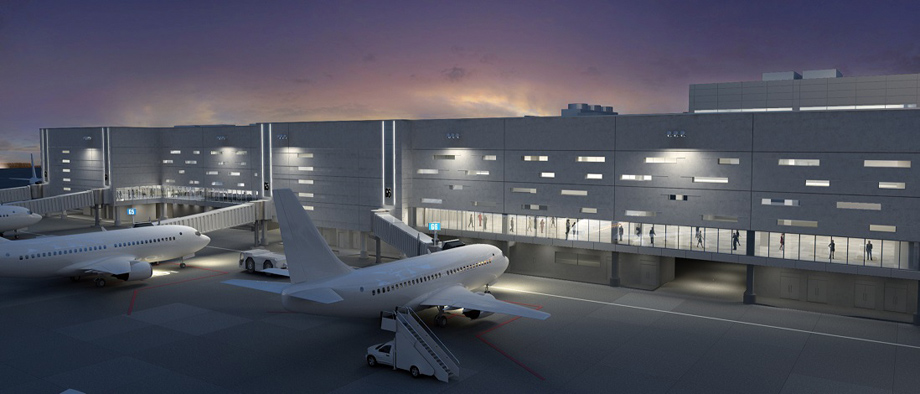 FLL INTL. Airport - Terminal 4 (Plan View)